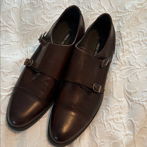 Franklin & Freeman Dark Brown Double Monk Strap Oxfords , EUC, Size 13 main image 6